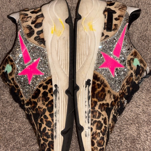 Golden Goose Leopard and Black Sneakers - Picture 10 of 11